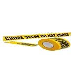 Warnmat Crime Scene Do Not Cross 100 Meter Barricade Tape, 3 Inch High-Visibility Yellow Non-Adhesive Security Roll
