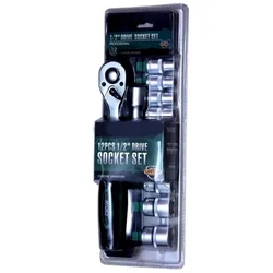Premium Quality 1/2 inch 12 Pcs Socket Set 