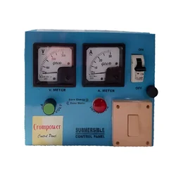 Crompower 1.5 Hp Single Phase Metal Body Control Panel With 50 MFD Capacitor for Oil Filled Submersible Pumps