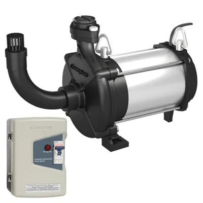 Crompton 0.5Hp Single Phase Openwell Submersible Pump With Starter, 60ft Max. Head (OWE052(1PH)Z-21T***)-1 Year Warranty