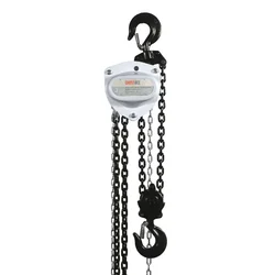 Crossbee 3 ton Chain Pulley Block- 10 Meter Lifting Height & 8 mm Load Chain- Double Fall (Warranty - 6 Months)