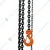 Crossbee 2 Ton Chain Pulley Block With 8 mm Dia Load Chain-Single Fall (Warranty-6 Months)(Chain Length-3 Meter)