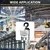 Crossbee 3 ton Chain Pulley Block- 9 Meter Lifting Height & 8 mm Load Chain- Double Fall (Warranty - 6 Months)
