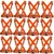 Gravitech 1 Pcs 360° High Visibility Orange Colour Elastic Cross Belt With Reflective Tape For Safety Purpose(Pack-1 Pcs )