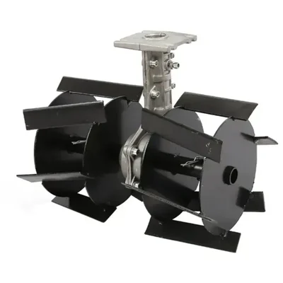 Heavy Duty 10 Inch 28 mm Cross Blade Weeder Attachment for Petrol Brush Cutters