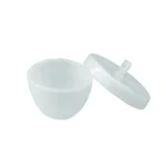 COMETEK Lab Essentials 50ml Silica Crucible with Lid | Professional Chemical Analysis and Metal Melting Labware