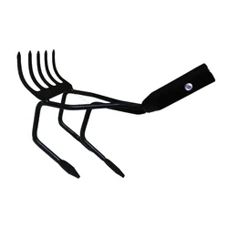 Redbuild 2 in 1 Culti-Rake | Dual-Purpose Rake and Hand Cultivator Without Handle for Soil Cultivation