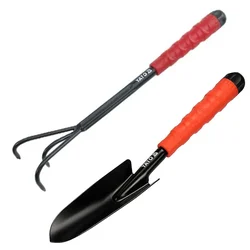 YATO Garden Tools Combo of a Hand Cultivator and a Hand Transplanter | Used for Small Scale Gardening Processes(2Tools)
