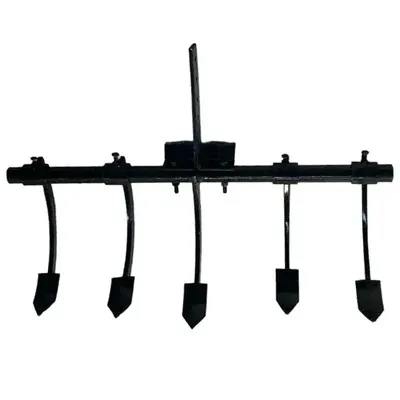 Mild Steel Quality 5 Tyne Cultivator Attachment For 5 to 12 HP Power Tiller / Weeder