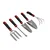 Jaiveer Garden Tools Set of a Trowel, Transplanter, Garden Fork, Cultivator and Weeder | Used for Small-Scale Gardening