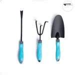 Jaiveer Set of 3 Handy Garden Tools - Cultivator, Weeder and Trowel | Used for Effective Gardening