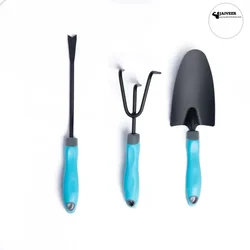 Jaiveer Set of 3 Handy Garden Tools - Cultivator, Weeder and Trowel | Used for Effective Gardening
