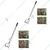 2 in 1 Culti-Weeder, Hand Weeder (Manual) with 5 Feet Mild Steel Handle for Agriculture use(Pack Of 2)