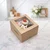 100 Pcs, 6x6x4 Window 350 GSM Cupcake Box with Insert For 4 Cupcakes, Brownies, Bakery Products