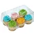 500 Pcs, 6 Cavity Clamshell Muffin/Cupcake Container
