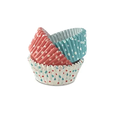 100 Pcs, 6 Inch Top Dia Paper Cupcake Liners for Indoor and Outdoor Events