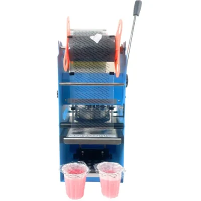 SP Manual Cup Foil Sealing Machine of ‎300 Watts Power for Packaging, 200-250 cups/hour Sealing Capacity