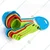 Pack of 2 Premium Measuring Cups and Spoons Set, Plastic Material for Baking