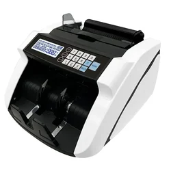 Dotpot Note Counting / Currency Note Counting Machine with UV/MG and External Display (White)