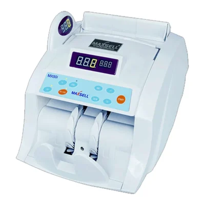 Maxsell MX50i Currency Counting Machine 500 to 800 notes per minute For Retail Stores, Cafes, Educational Institutions