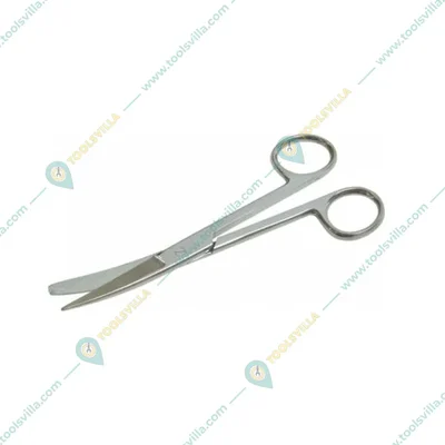 Forgesy 10 Inch Stainless Steel Dressing Surgical Scissor Curved Sharp Autoclave Reusable Matte Finish