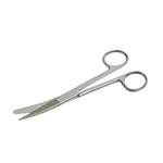 Forgesy 5 Inch Stainless Steel Dressing Surgical Scissor Curved Sharp Autoclave Reusable Matte Finish