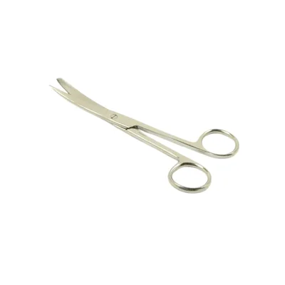 Forgesy 6 Inch Stainless Steel Dressing Surgical Scissor Curved Sharp Autoclave Reusable Matte Finish