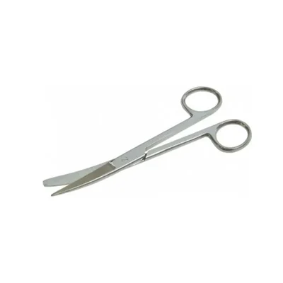 Forgesy 9 Inch Stainless Steel Dressing Surgical Scissor Curved Sharp Autoclave Reusable Matte Finish