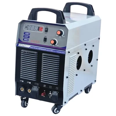 Weldways CUT100P 220V 20-100A Inverter Built-In Compressor Air Plasma Cutting Machine CUT100P