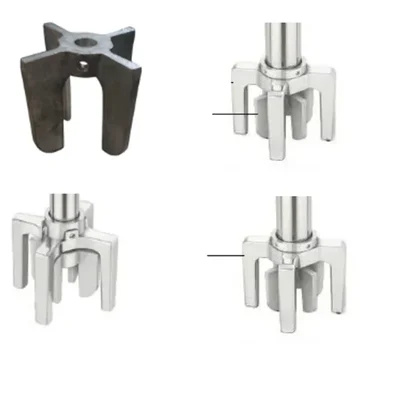 Combo Set of Aluminum Cutter and Flower Stand for Heavy Duty 10 Litre Milk Madhani Machine