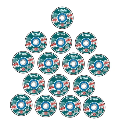 TOTAL 125 mm Abrasive Metal Cutting Disc TAC2211253 ( Pack of 15)