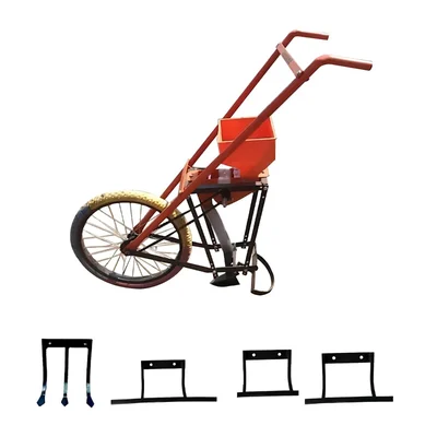 4 Feet Cycle Weeder with Blades, Cultivator and Seed Drill