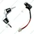 CY Electric Bicycle Ignition On/Off Key , Universal 2-Wire Lock, Battery Power Key Switch for E-Bike, Scooter