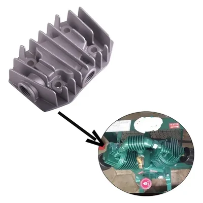 Cylinder Head for 24/25 Liter Oil Type Air Compressor 