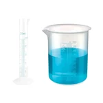 SBT Combo of Measuring Cylinder 25 ml & Measuring Beaker 1000 ml for School, College, Chemistry Laboratory