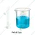 SBT Scientific Plastic 1 Measuring Cylinder 10ml & 1 Measuring Beaker 1000ml Combo Blue Printed Graduation for Lab