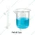 SBT Scientific Plastic 1 Measuring Cylinder 25ml & 1 Measuring Beaker 100ml Combo Blue Printed Graduation for Lab