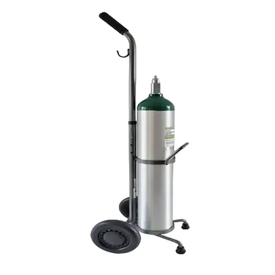 Suwas Trolley 100 Kg Load Capacity Oxygen Cylinder Handling Trolley With 1 Year warranty (SU-OT-007)
