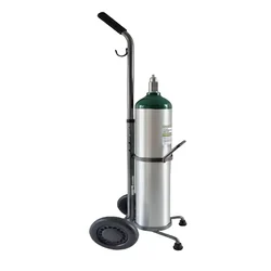 Suwas Trolley 100 Kg Load Capacity Oxygen Cylinder Handling Trolley With 1 Year warranty (SU-OT-007)