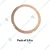 Cylinder Head Shim Copper (3 Pcs)  For 4 stroke 9 HP  (186F) Diesel Power Tiller / Cultivator, 186F-015
