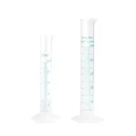 SBT 25ml & 50ml Scientific Measuring Cylinder with Hexagonal Base & Blue Printed Graduation