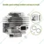 Cylinder & Piston Kit with Piston, Rings, Circlips, Gudgeon Pin for 52 cc Brush Cutters