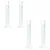 Bello 4pcs x 50ml Scientific Polypropylene Measuring Cylinder with Hexagonal Base and Blue Printed Graduation