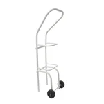 Luft India Heavy Duty Cylinder Trolley Li13 Round Tube Framework Portable & Large O2 Cylinder Transportation