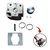 Cylinder & Piston Kit with Gasket, Rings and G Lock for 3HP Petrol Power Tiller 63/68 CC