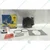 Cylinder & Piston Kit with Gasket, Rings and G Lock for 3HP Petrol Power Tiller 63/68 CC