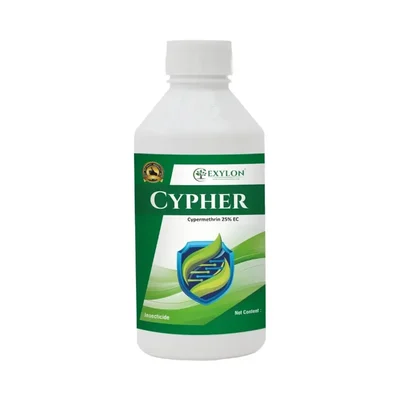 Exylon Cypher (Cypermethrin 25% EC) Contact Insecticide | Effective For Chewing & Sucking Pest Control(Quantity-250 ml)