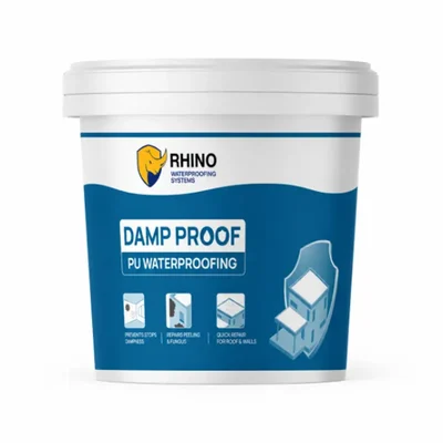 Rhino 20L White High Coverage DampProof Waterproofing Coating for RCC & Coba Roofs RDP20