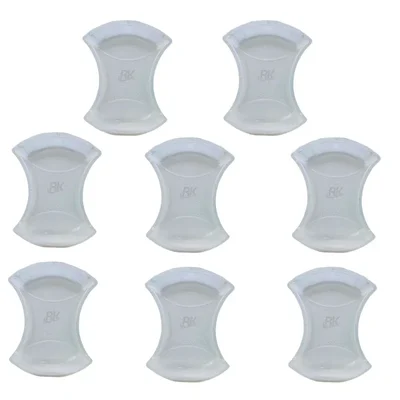 RK 60 mm Damru Shape Plastic Paver Block Mould (43 x 30 x 18 cm) (Pack of 8)