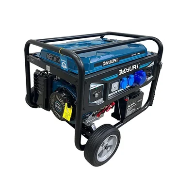 Dayuri 5.5 KVA Single Phase Recoil and Self Start Portable Petrol Generator